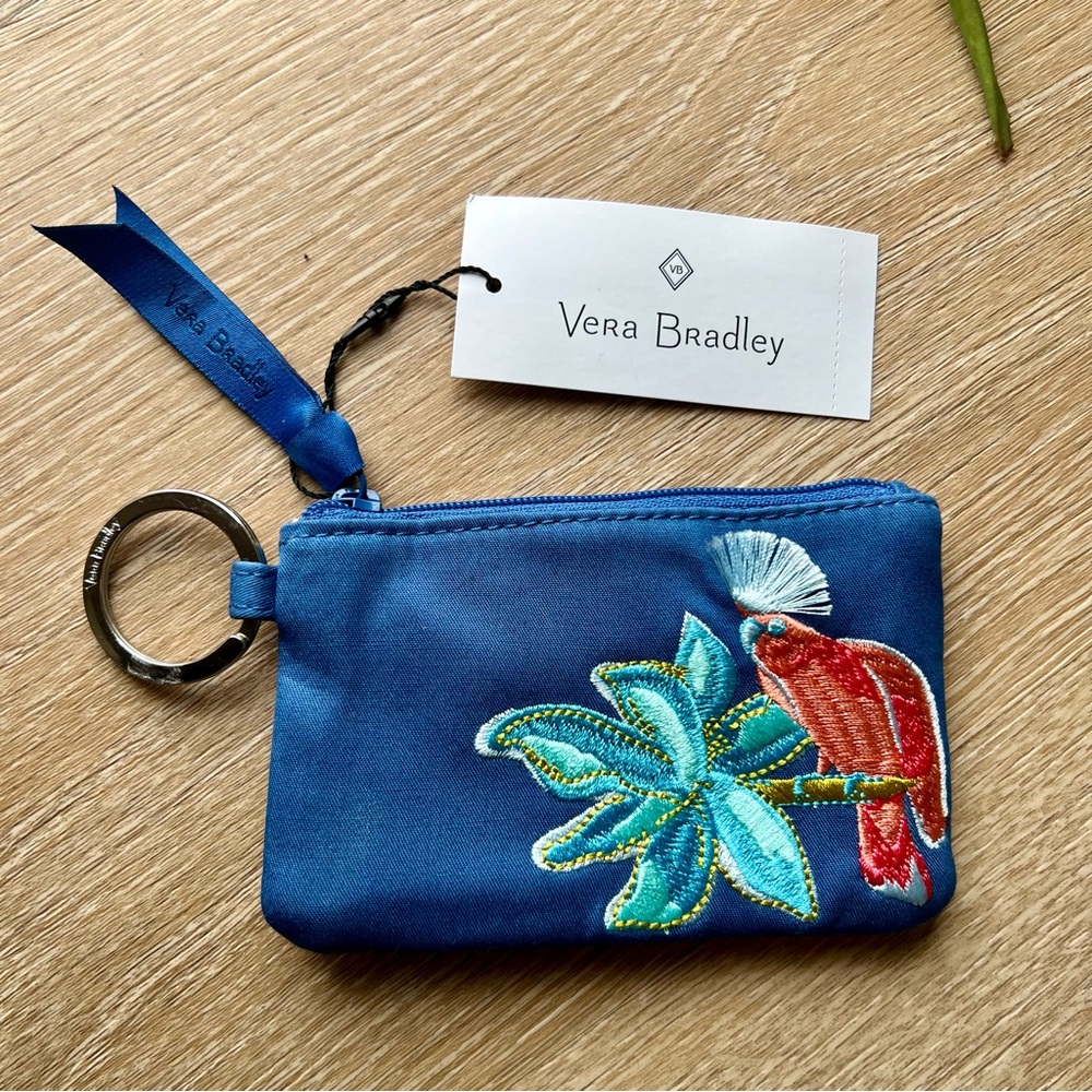 Vera Bradley Women's Cotton Zip ID Case Wallet
